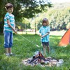 8 Pcs Roasting Sticks, Stainless Steel Roasting Sticks with Wooden