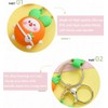 CAOXIAN Rabbit Keychain Cute Cartoon Carrot Rabbit Key Ring Bag