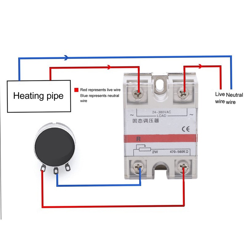 100A Solid State Voltage Regulator Resistance Value Voltage Regulation Solid