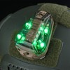 NECARL Tactical IR Helmet Light 4 Modes with Green +