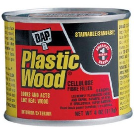 DAP 7079821412, White, 21412 Plastic Ready to Use Solvent Wood Filler, 1/4-Pint, 4 oz