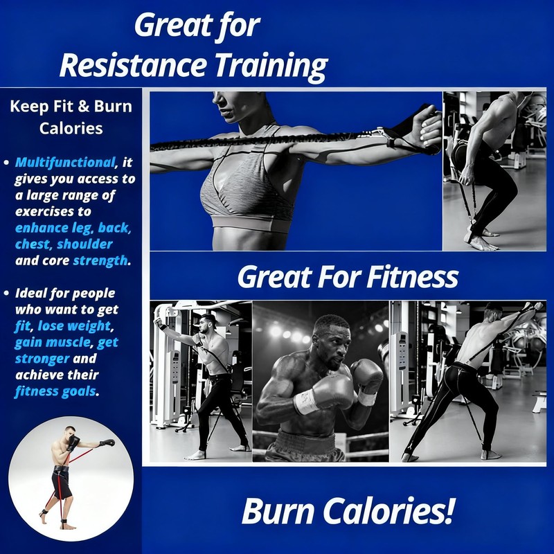 12pcs/set Boxing Resistance Bands, Boxing Equipment,Training Equipment, Boxing Trainer, Boxing