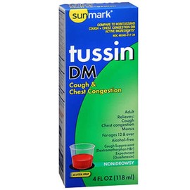 Sunmark Tussin DM Liquid Original Flavor - 4 oz