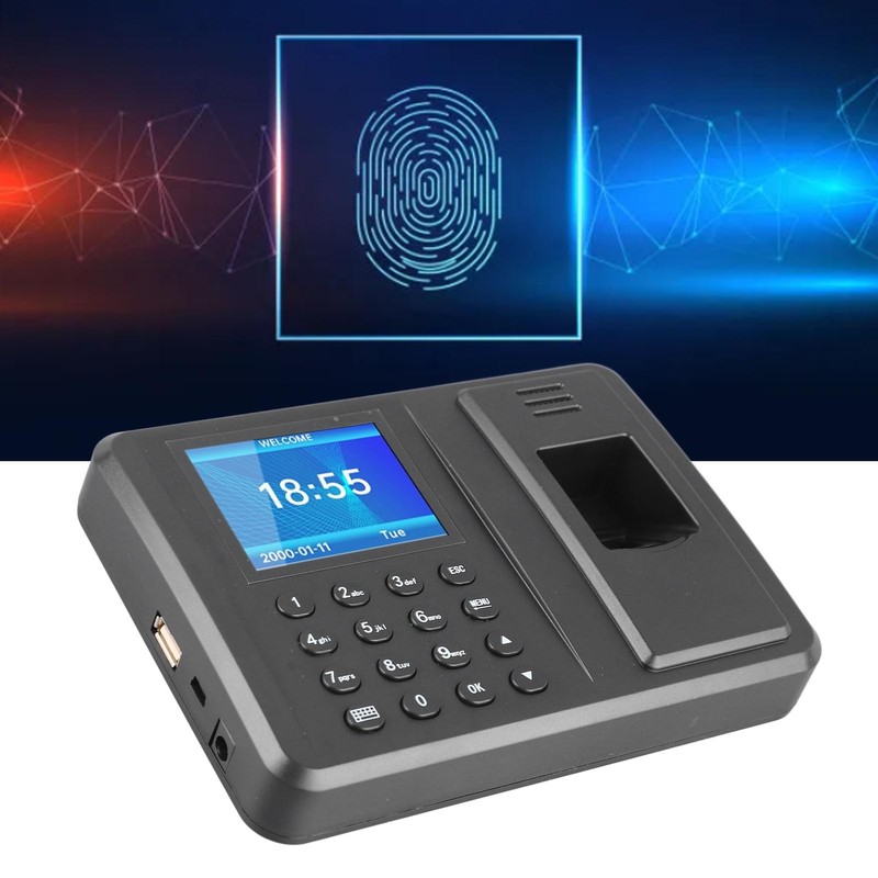 Fingerprint Attendance Machine Time Clock Punch Machine Office Time Card