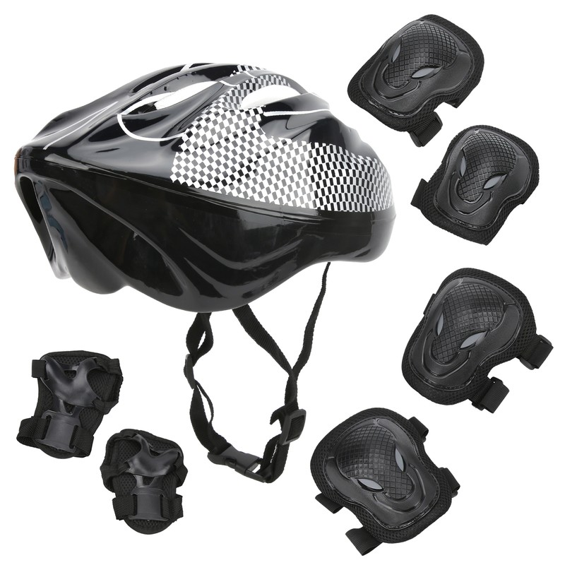 7pcs Adults Roller Skating Protect Gear Set Knee Pads Elbow