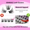 Natural Lash Clusters Wispy Eyelash Clusters 144pcs Cluster Eyelash Extensions