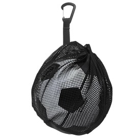 mkemka Ball Net Ball Bag Ball Net 1 Ball with Clip Basketball Accessories Portable Sports Bag for Football Tennis Children Adults