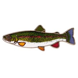 KAJIKAWA Vintage FISH PINS Pin Badge Freshwater Fish Rainbow Trout