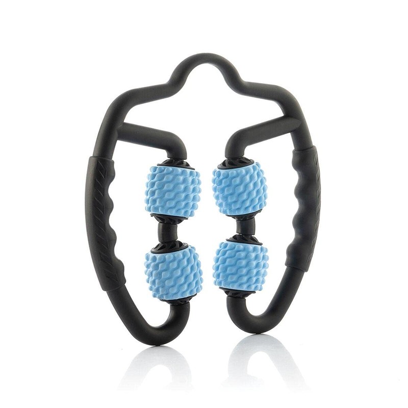 InnovaGoods Self-massager with wheels for adults, unisex, black, blue, 25