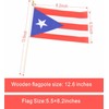 20 Pack Puerto Rico Flags Puerto Rican Stick Flag Small