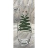 Grrenbrier -Christmas Tree Seamless Wine Glass. 9.5 Oz.
