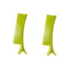 Mikinona 4pcs Small Green Multi-function Hairdressing Clips Salon Cutting Dyeing