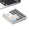 Kisnt Wireless Number Pad, Hot Swappable Mechanical Numpad,34 Keys 2.4GHz