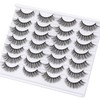Newcally Cat Eye Lashes Natural Look Wispy Fluffy False Eyelashes