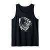 Baseball Glove 3D Wireframe - Vintage Baseball Lover Tank Top
