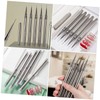 Healvian 2pcs Nail Art Brush Pen Liner Tool for Nail
