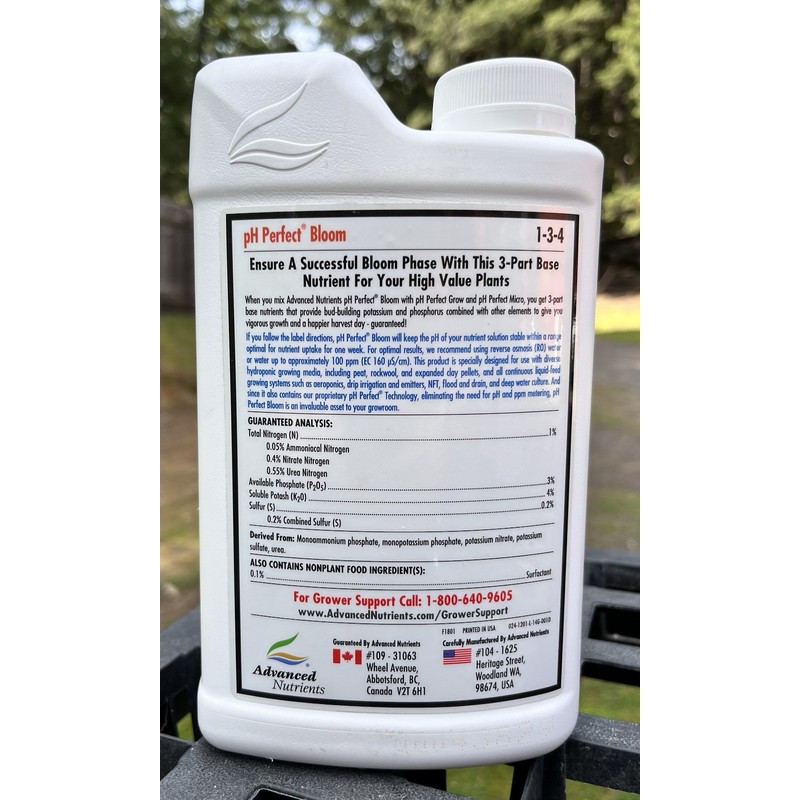 Advanced Nutrients pH Perfect Bloom Plant Nutrient 1L