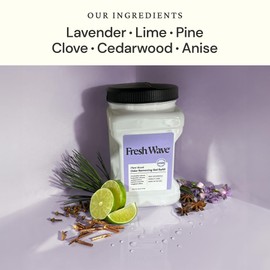 Fresh Wave Lavender Odor Removing Gel Refill, 63 oz. - Safer Odor Absorbers for Home, Natural Plant-Based Odor Eliminator, Every 15 oz. lasts 30-60 Days, For Cooking, Trash & Pets