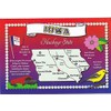 STATES1IOW - IOWA, Hawkeye State, Capital : DES MOINES, State