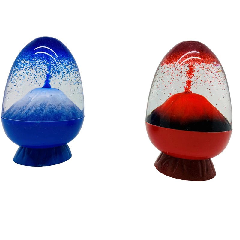 Egg Shaped Erupting Volcano