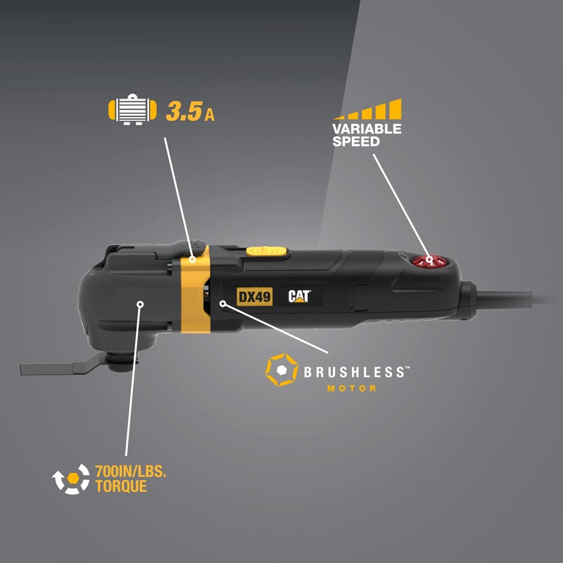 Caterpillar Cat® Corded Oscillating Multi-tool 3.5 AMP - DX49U