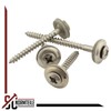 Pack of 100 Plumber Screws with Sealing Washer 15 mm