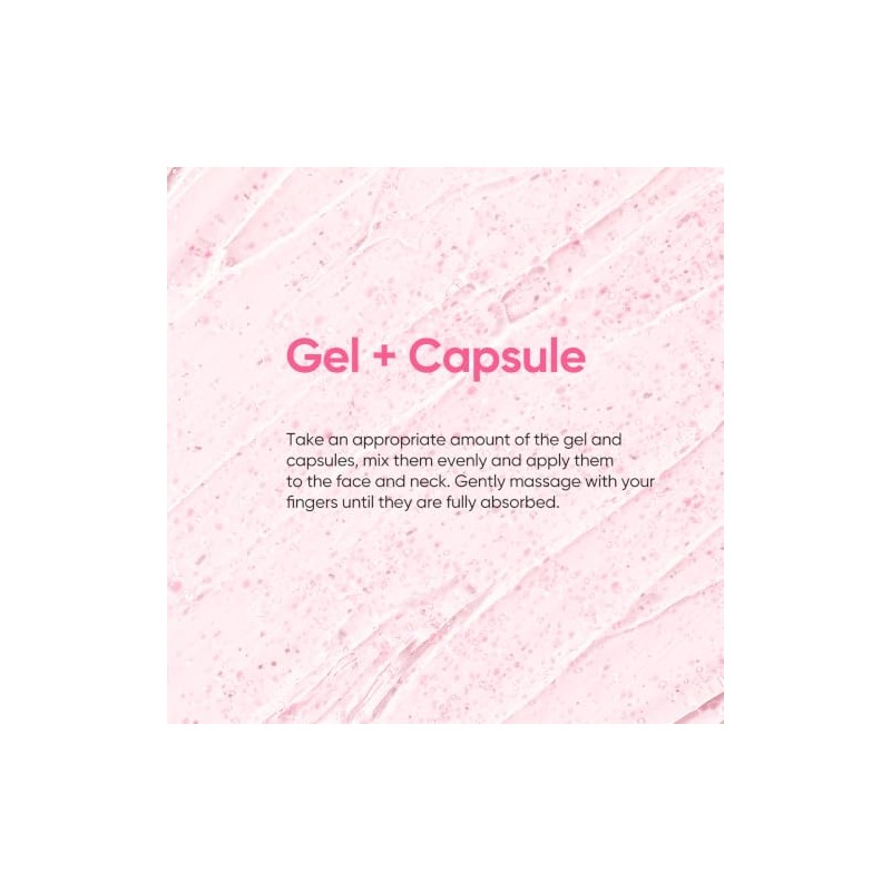 Pink PDRN Capsule Face Cream,Moisturizer Capsule Facial Cream 1.76 OZ