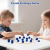 Bameca Magnetic Chess Game with Full-Size Stones, Magnet Game with