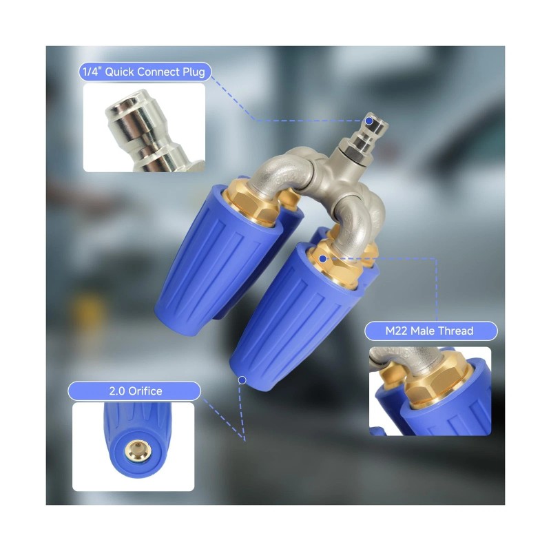 Jeogejin 4-in-1 Turbo Nozzle Pressure Washer,Quadrup