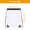 cailiya 2 Stück Transparent Kordelzugbeutel,Transparenter Sportrucksack mit Kordelzug,Transparenter Turnbeutel Rucksack,für