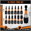 HORUSDY Tamper Proof Torx Bit Set, 13-Pieces T5-T40 Security Torx