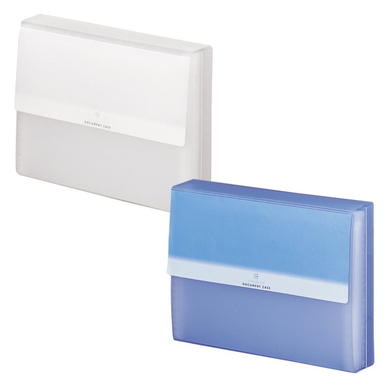 リヒトラブ ドキュメントケース A4 ライトブルー G5601-14
