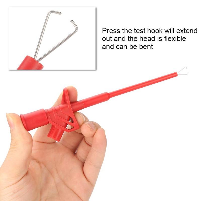 Professional High Voltage Flexible Test Replaceable Probe Hook Banana Jack