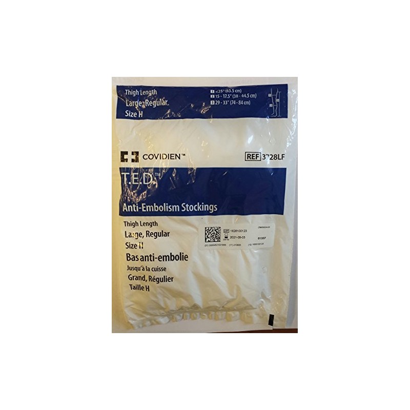 Kendall TED Thigh Length, Size H, Large Regular, Open Toe,