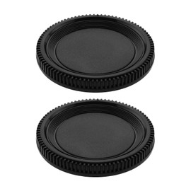 YINETTECH 2pcs Camera Body Cap Replacement Part Compatible with Nikon F Lens Mount Camera F3 FM2 F4 D6200 D5600 Df D3 D600 D810 F5 D100 D750 D70 D700