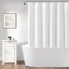 Lush Decor Peva Frosted Shower Curtain Liner With Grommets, 71"
