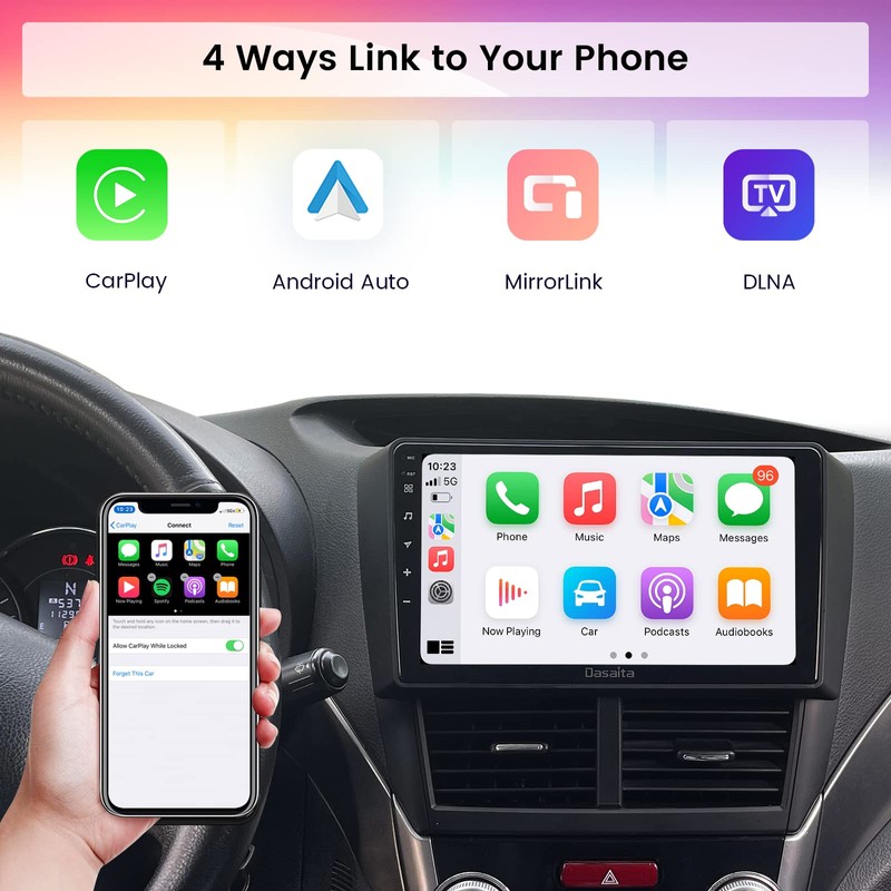 Dasaita 9" Android 11 Car Stereo for Subaru Forester WRX