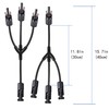 ACOPOWER 1 Pair Solar Panel Connectors, Y Branch Parallel Adapter,1