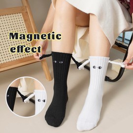LASER HAND Holding Hands Socks Funny Magnetic Suction Socks Birthday Christmas Funny Gifts for Valentines Him and Her