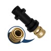 DERASL Pressure Washer Gun Adapter with 1/4" Brass Female Quick