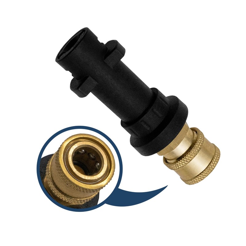 DERASL Pressure Washer Gun Adapter with 1/4" Brass Female Quick