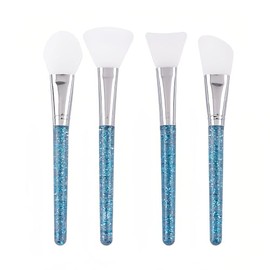 Silicone Face Mask Brush Mask Applicator Tool with 4 PCS Different Shapes Mask Brushes for Facials, Facial Brush Makeup Spatula Hairless Body Lotion a