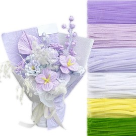 Peryiter 500 Pieces Pipe Cleaners Chenille Stems for Flowers Craft Supplies Bulk Fluffy Fuzzy Sticks for DIY Art Projects Creative Gift Wrapping Party Decorations(Light Purple Flower,12 Inch)