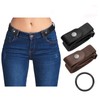SUOSDEY 2 Pack Ladies Elastic Belt Women Mens No Buckle