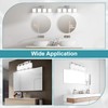 Dekang Bathroom Lights Over Mirror Brushed Nickel, Anti-Rust 4-Light Bathroom