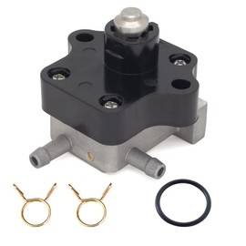 UANOFCN 803529T01 Boat Fuel Pump with Clamps and O-Ring Fits Mercury 4-6 HP & Tohatsu Nissan 4-Stroke 4-9.8 HP Outboard Engines Replaces 803529T02 3H6-04000-7