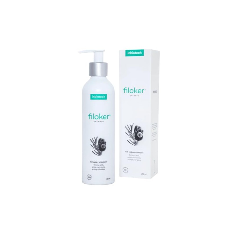 filoker shampoo anti-caida y antioxidante 250 ml