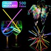 Pulseras TOYGAGADE Fluorescent Multicolor 500 Pack Luminosas 12h Fiesta