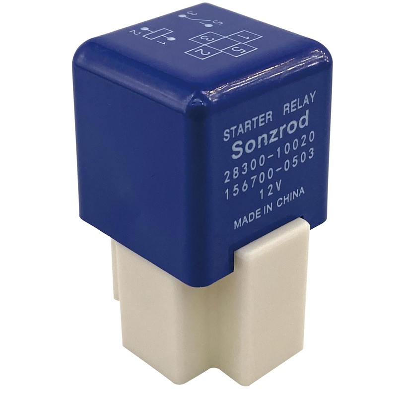 Sonzrod 28300-10020 Starter Relay (4-Pack) 12V 4-Pin Replacement for Toyota