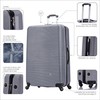 InUSA ROYAL Hardside Spinner Luggage with Ergonomic Handles | Spacious